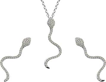 Silver Jewelry Set-55011