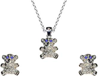 Silver Jewelry Set-55020