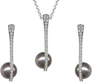 Silver Jewelry Set-55013