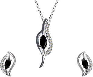 Silver Jewelry Set-55017