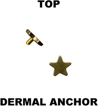 Top for dermal anchor-18043